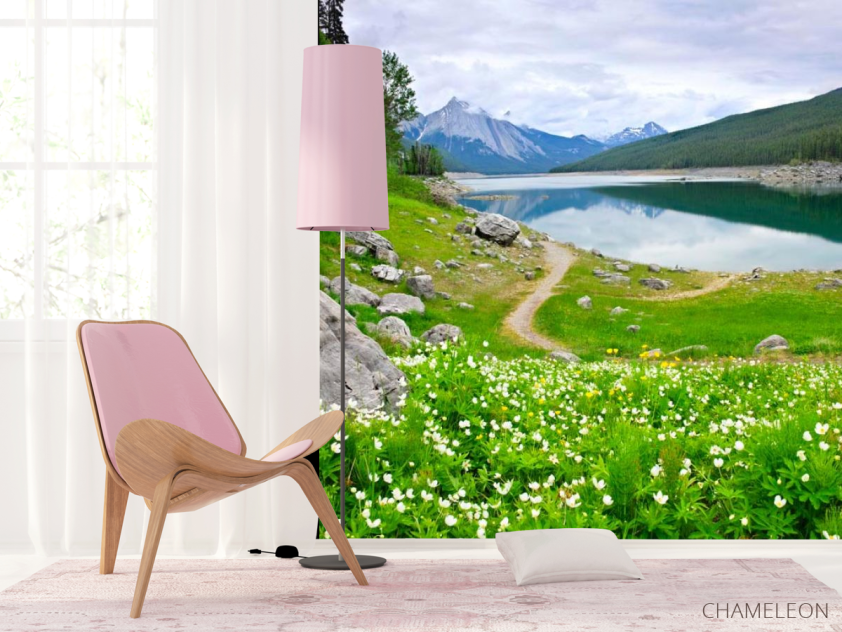 Фотошпалери Берег, квіти - 4