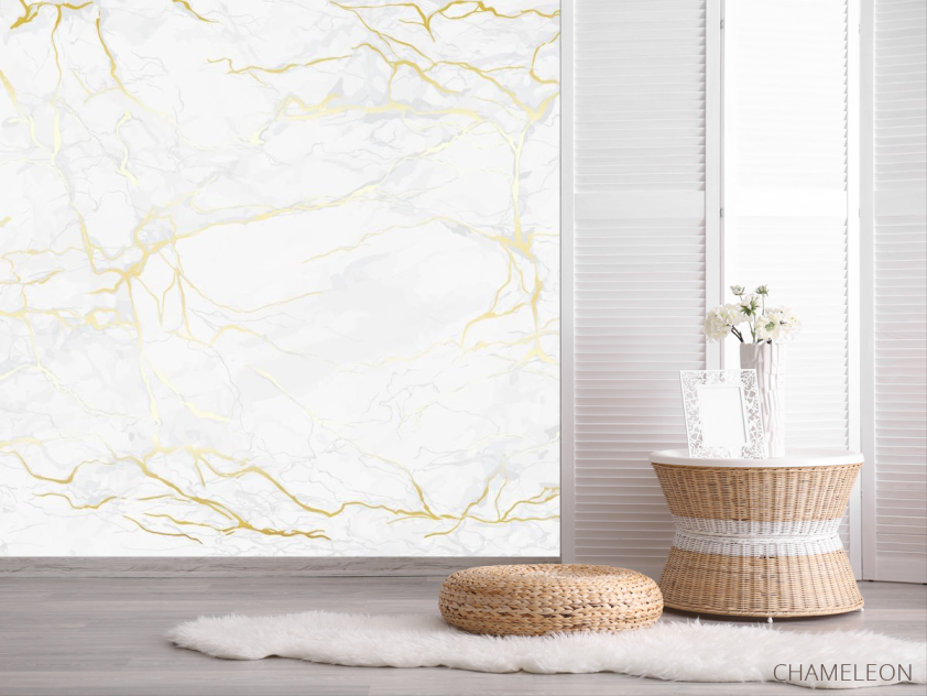 Фотошпалери золоті розводи - 2