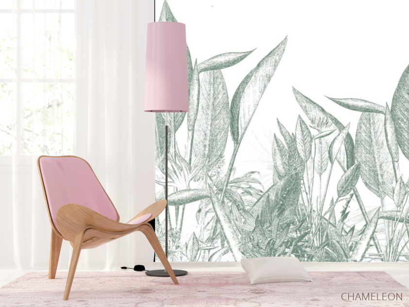 Фотошпалери Тропічні листя зелені - 4