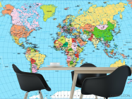 Фотошпалери карта світу - 1