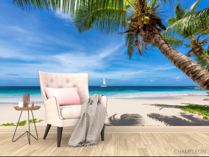 Фотообои Пальма над морем - 4