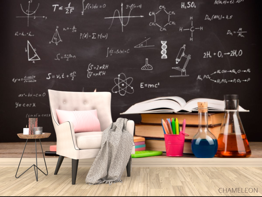 Фотообои Формулы на доске - 4