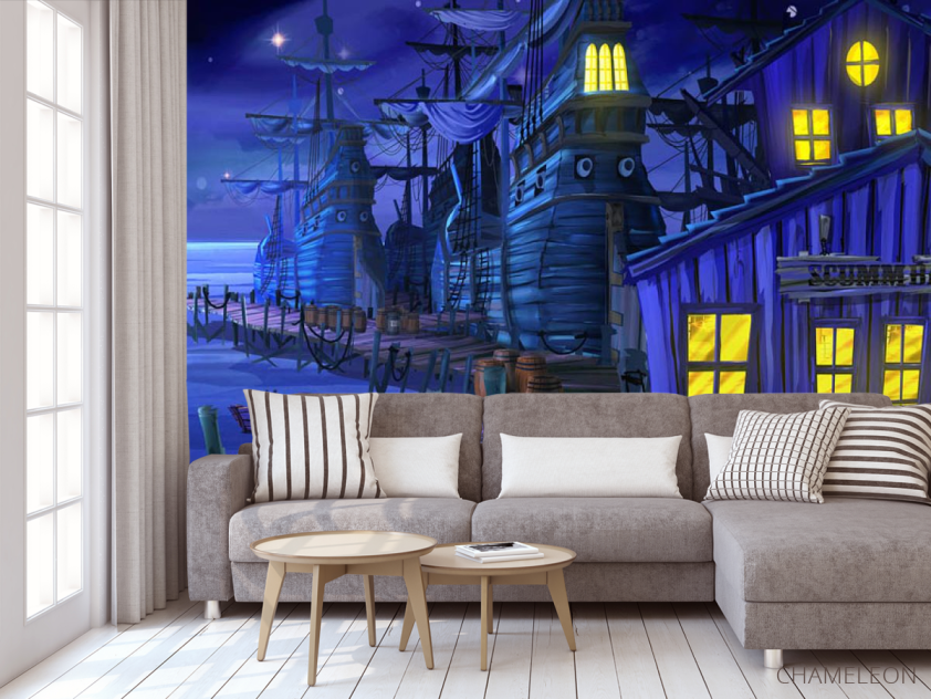 Фотообои корабли в детскую - 3