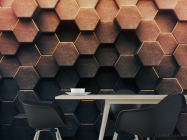Фотошпалери Об'ємні 3д гексагоны - 1