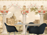 Фотошпалери старовинна фреска - 1