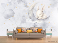 Фотообои Зайка и луна - 1