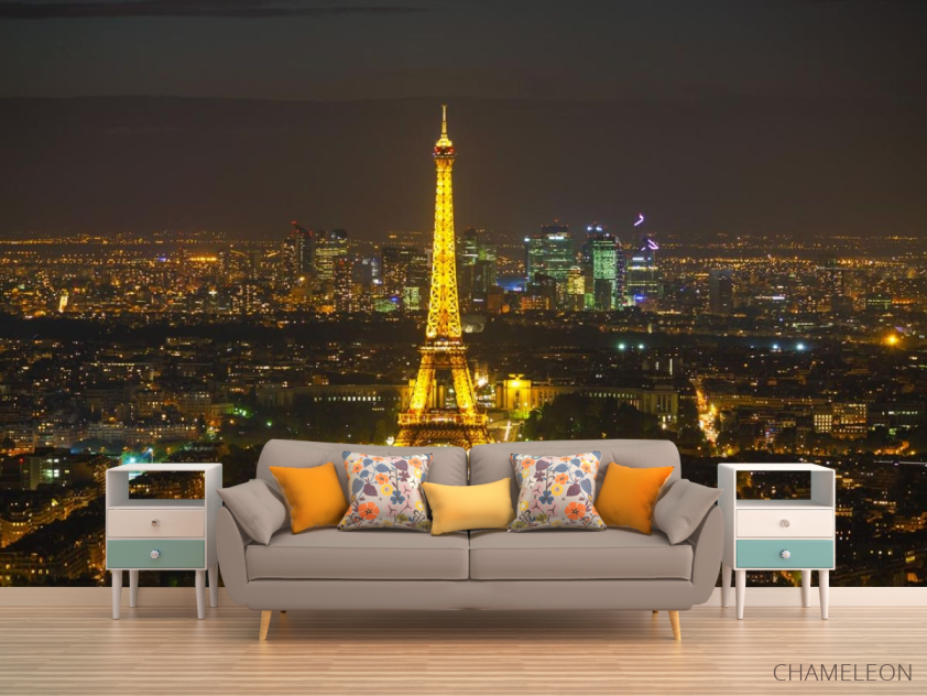 Фотообои ночной Париж - 1