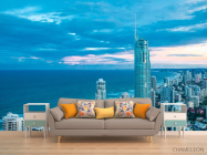 Фотообои Высотки берег моря - 1
