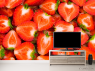 Фотообои Клубника в разрезе - 2