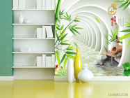 Фотошпалери 3Д тунель - 3