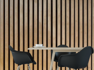 Фотошпалери панелі дерев'яні 3Д - 1