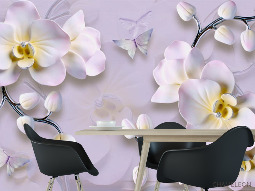 Фотошпалери 3Д квіти - 1