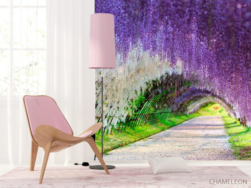 Фотошпалери Квіти на каркасі - 4