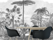 Фотошпалери Пальми гравюра - 1