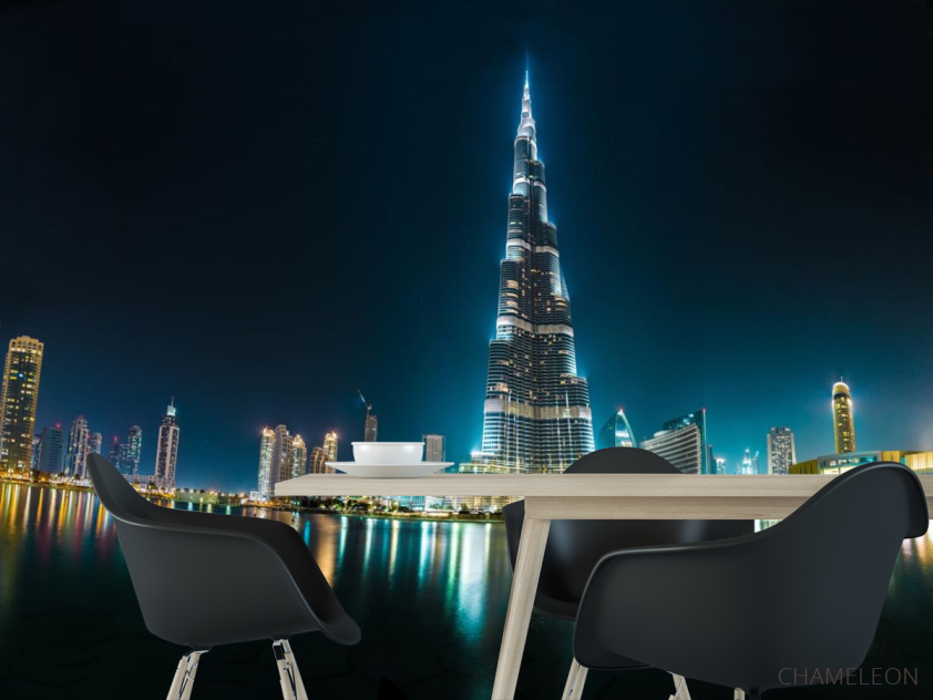 Фотошпалери Дубаї вночі - 1