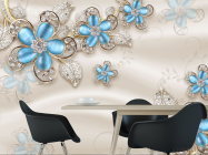 Фотошпалери Брошки на атласі - 1