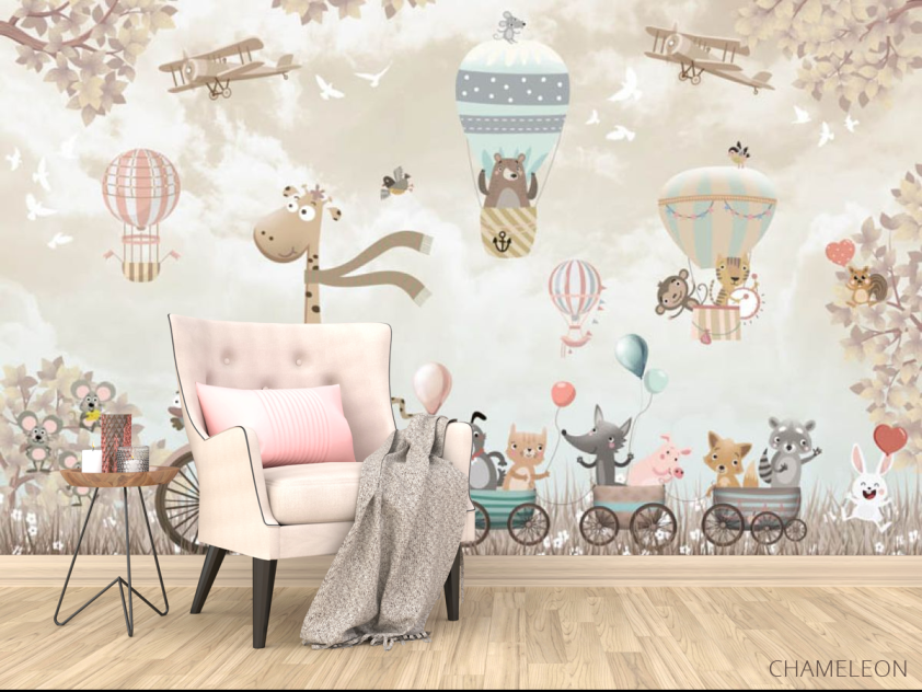 Фотообои Коричневый жирафик - 4