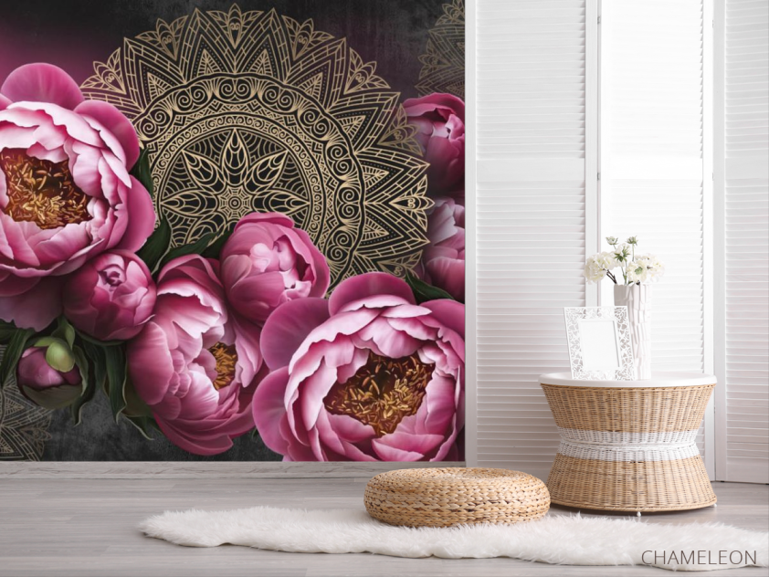 Фотошпалери квіти і схід - 2