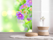 Фотообои Фиолетовый полевой цветок - 2