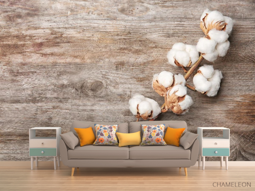 Фотообои цветок шёлка - 1