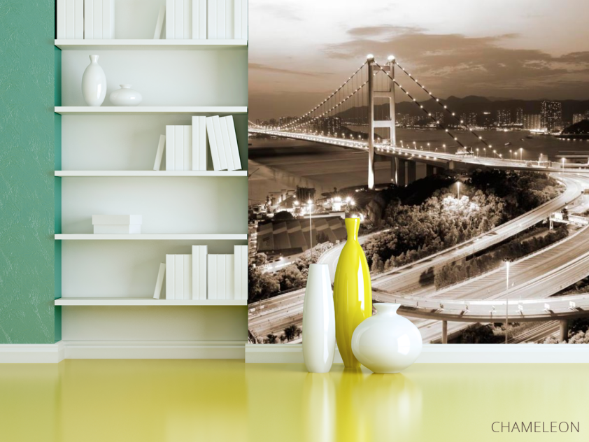 Фотошпалери Розв'язка біля мосту - 3