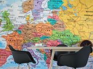 Фотошпалери Карта світу і космпас - 1