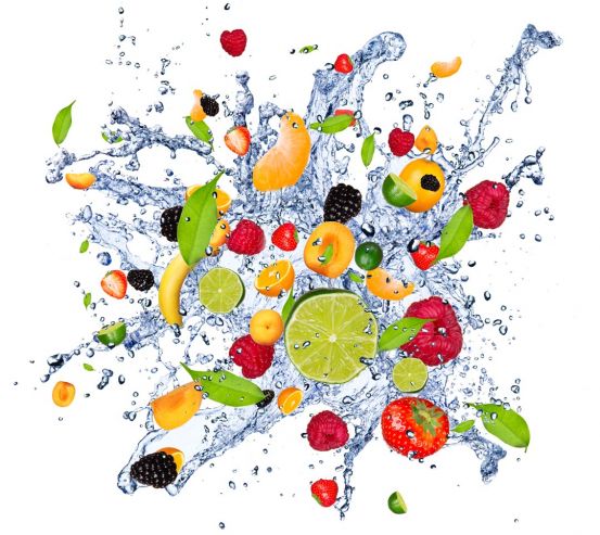 Фотообои фрукты и вода 20509
