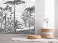 Фотошпалери Пальми гравюра - 2