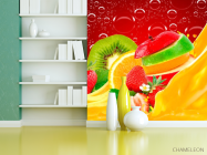 Фотошпалери Нарізані фрукти, ягоди - 3