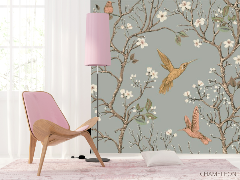 Фотошпалери птиці та гілки - 4