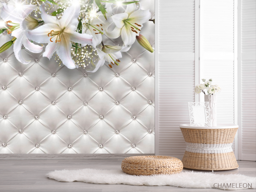 Фотошпалери Лілії під стелею - 2