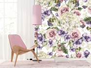 Фотообои цветы акварелью - 4