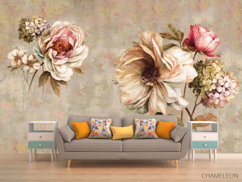 Фотообои Винтажные цветы - 1