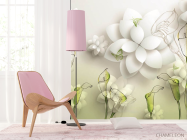 Фотошпалери 3Д квіти кали - 4