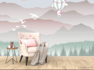 Фотообои Горы детские в сканди стиле - 4