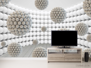 Фотообои Многоуровневые шары - 2