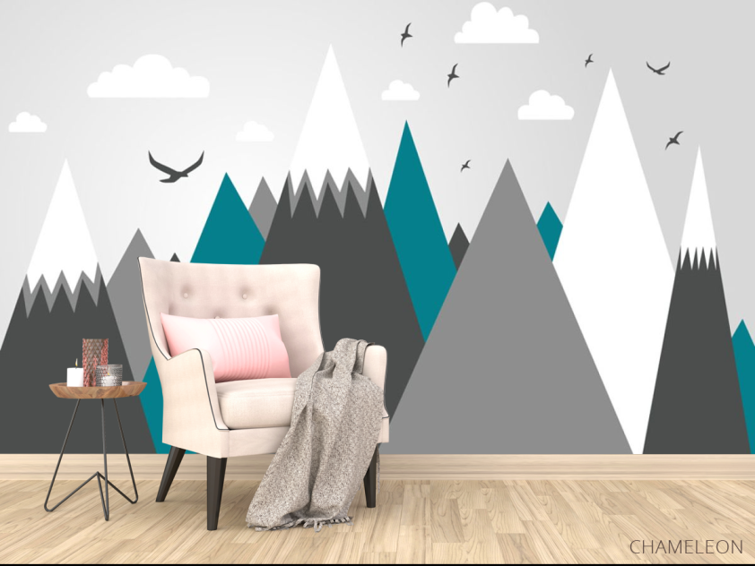 Фотообои Векторные горы - 4