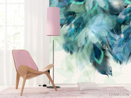 Фотошпалери Сині пір'я - 4