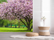 Фотошпалери дерево в кольорі - 2