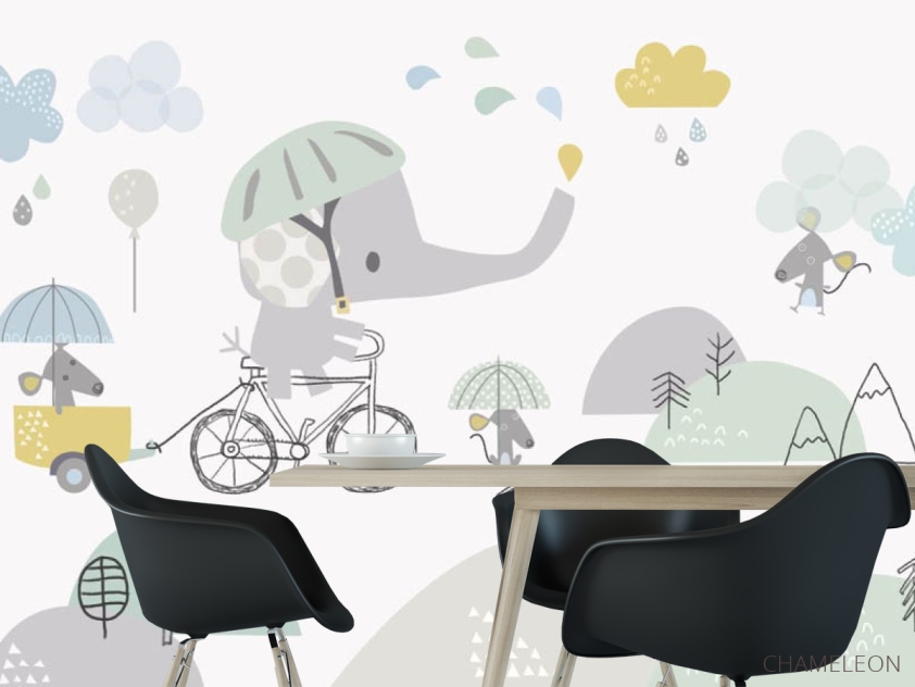 Фотошпалери милий слоник - 1