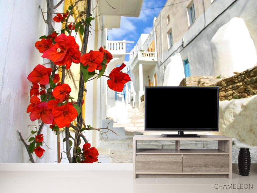 Фотообои Улочка в Греции - 2