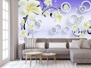 3д фотообои 3д Круги - 3