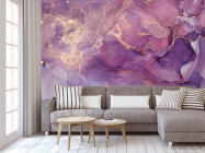 Фотообои Фиолетовый Fluid art - 3