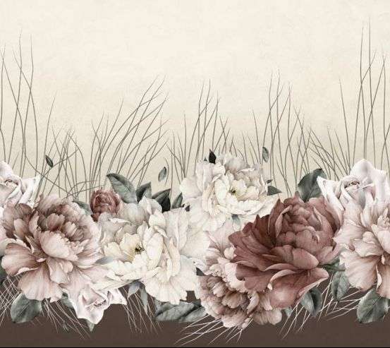 Фотошпалери Дизайнесркие півонії Фотошпалери Дизайнесркие півонії 30035