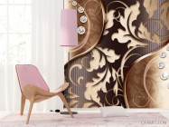 Фотошпалери 3d візерунок і камені - 4