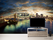 Фотообои Ночь, мост, New York - 2