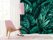 Фотошпалери листя зелені - 4