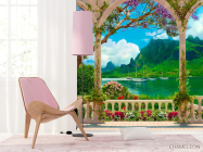 Фотошпалери Арка, вид на гори - 4