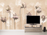 Фотообои Минималистичные цветы - 2