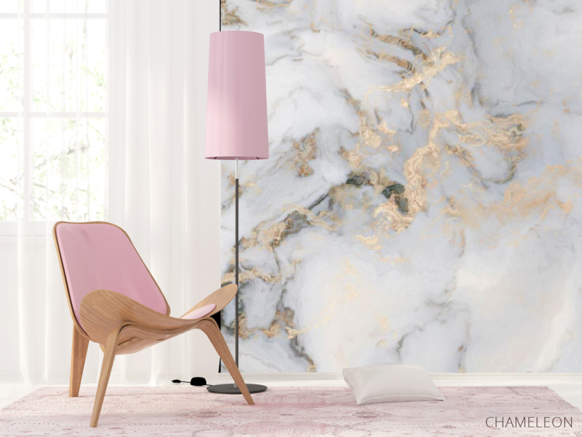 Фотошпалери Мармур з золотом - 4